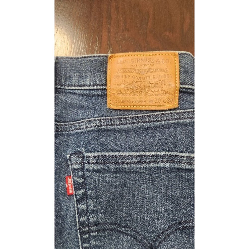 Levis Premium Lot Skinny Taper Jeans Slim Fit Stretch Womens Size W30 L30 - Picture 4 of 12